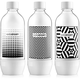 SODASTREAM Fľaša TRIPACK 1l BLACK&WHITE