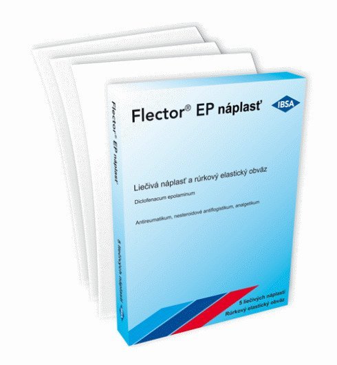 E-shop Flector EP náplasť proti bolesti a zápalom 5 ks