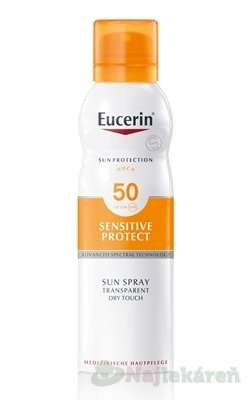 E-shop Eucerin SUN SENSITIVE PROTECT DRY TOUCH SPF 50 sprej 200ml