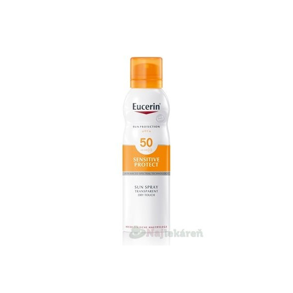 Eucerin SUN SENSITIVE PROTECT DRY TOUCH SPF 50 sprej 200ml