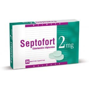 E-shop SEPTOFORT 2 mg na liečbu infekcií ústnej dutiny 24 tbl