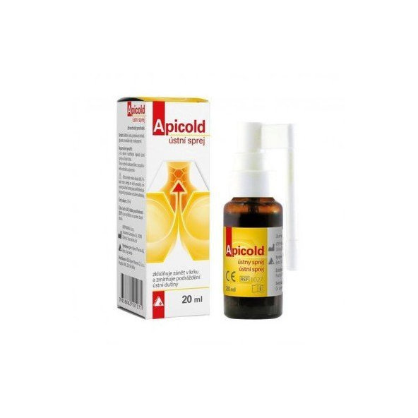 Apicold ústny sprej na bolesť hrdla 20 ml