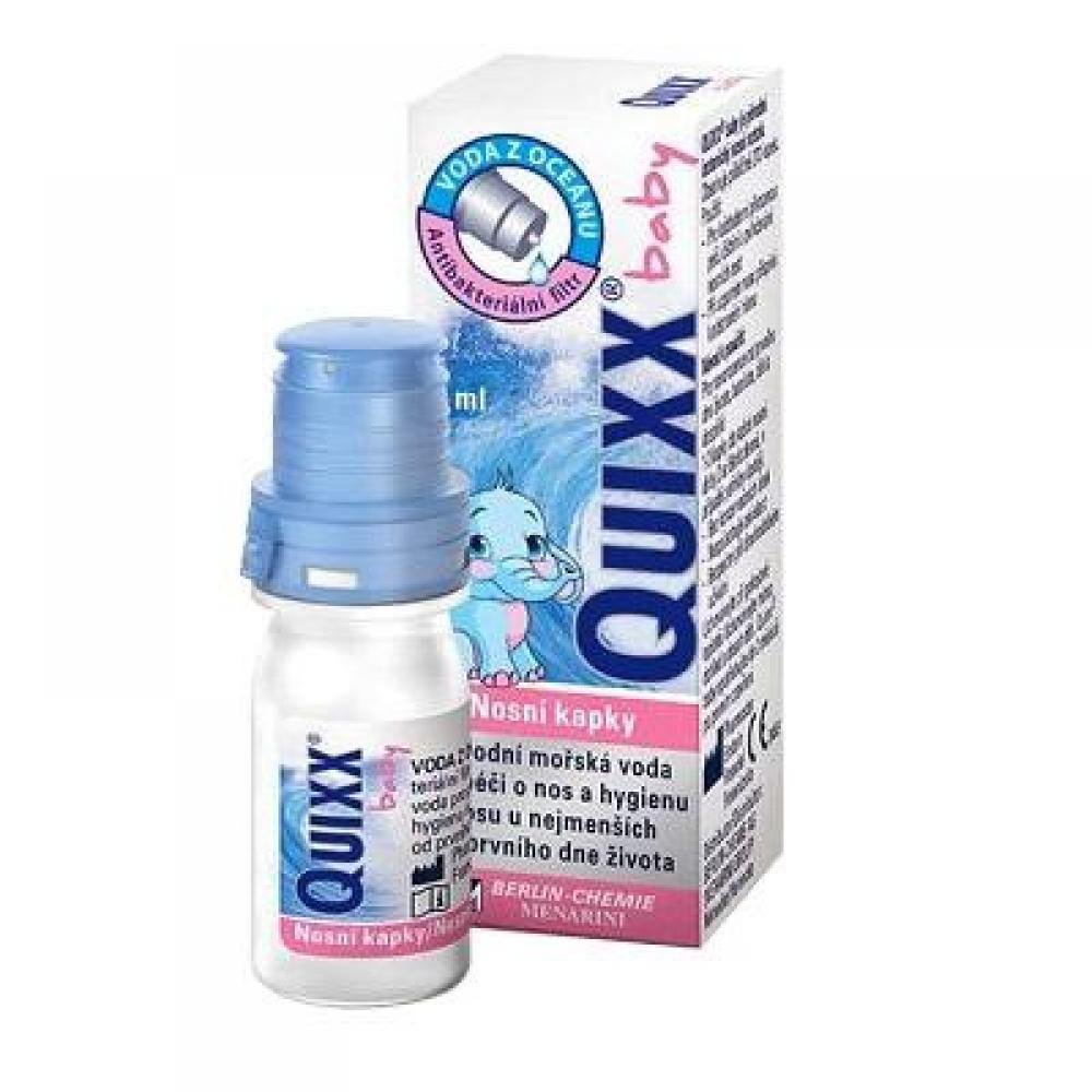 E-shop QUIXX baby 0,9% izotonické nosové kvapky pre deti 10ml