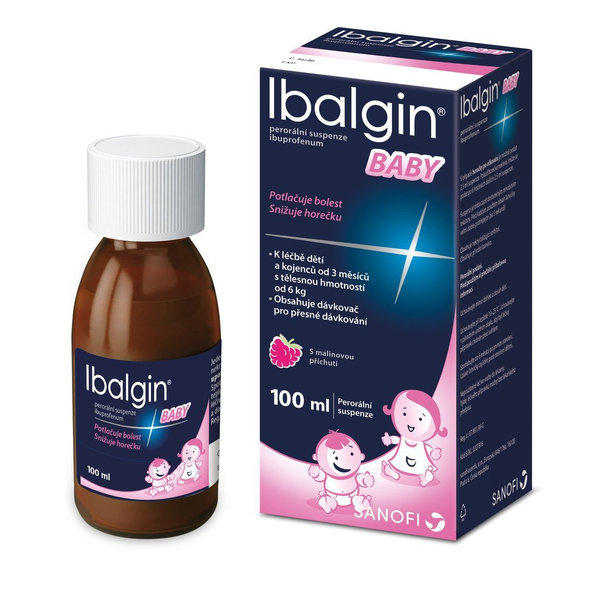 Ibalgin BABY sirup na bolesť a horúčku 100 ml