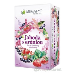MEGAFYT Jahoda s aróniou, 20x2 g