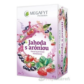 MEGAFYT Jahoda s aróniou, 20x2 g
