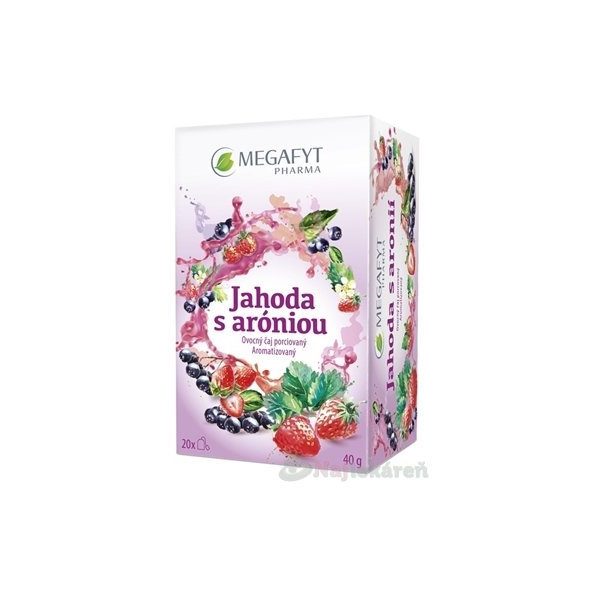 MEGAFYT Jahoda s aróniou, 20x2 g
