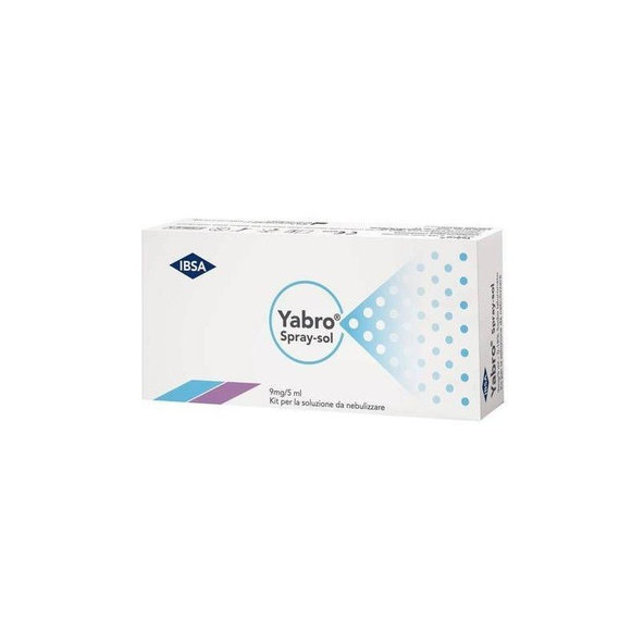 Yabro Spray-sol súprava na nebulizáciu 10x5 ml