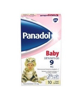 E-shop Panadol baby čapiky pre deti od 9 kg 10x125 mg