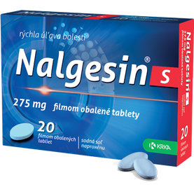 Nalgesin S na zmiernenie bolesti 20 tbl