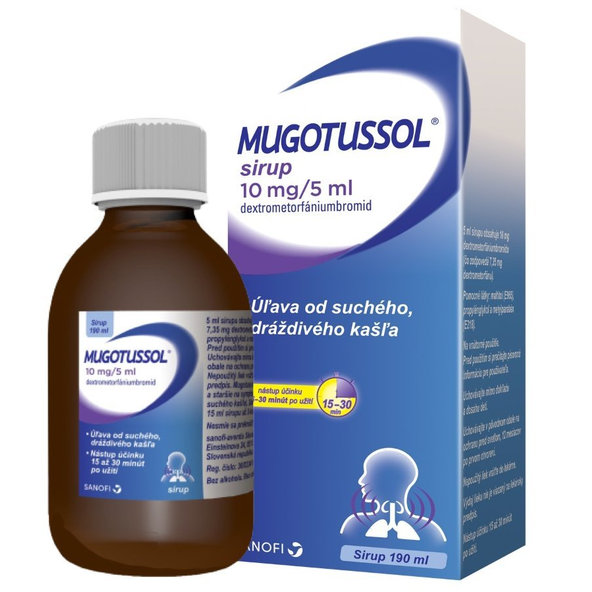 Mugotussol na suchý a dráždivý kašeľ 190ml