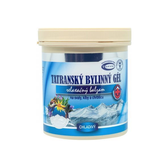 TOPVET TATRANSKÝ BYLINNÝ GÉL pri bolestiach svalov 250 ml