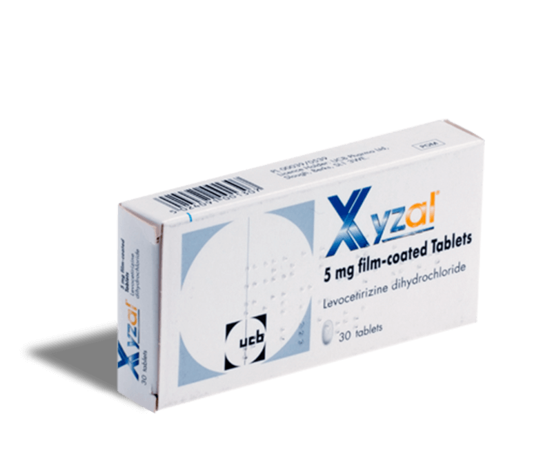 E-shop XYZAL 5 mg na alergiu 7 tabliet