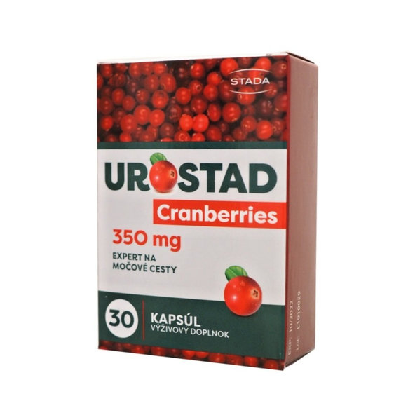 UROSTAD Cranberries na močové cesty 30 kapsúl