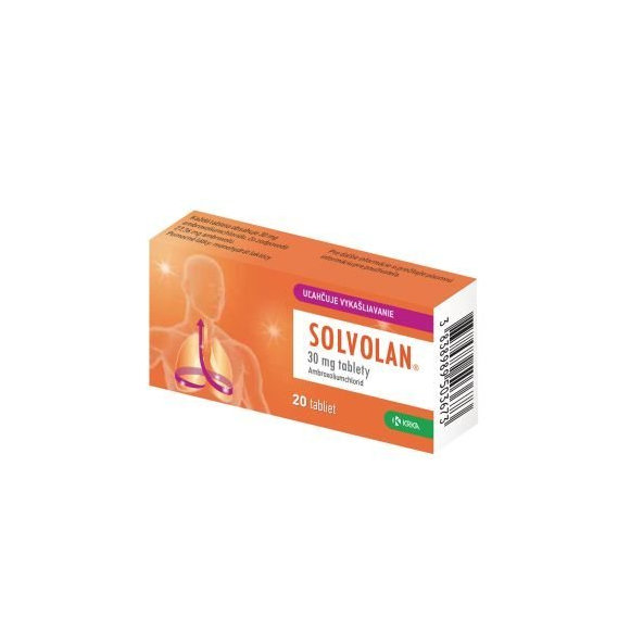 SOLVOLAN na liečbu dýchacích ciest 20 tbl