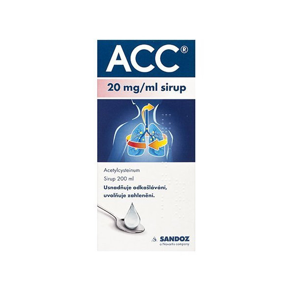 ACC Long 20mg/ml sirup na vykašliavanie 200 ml