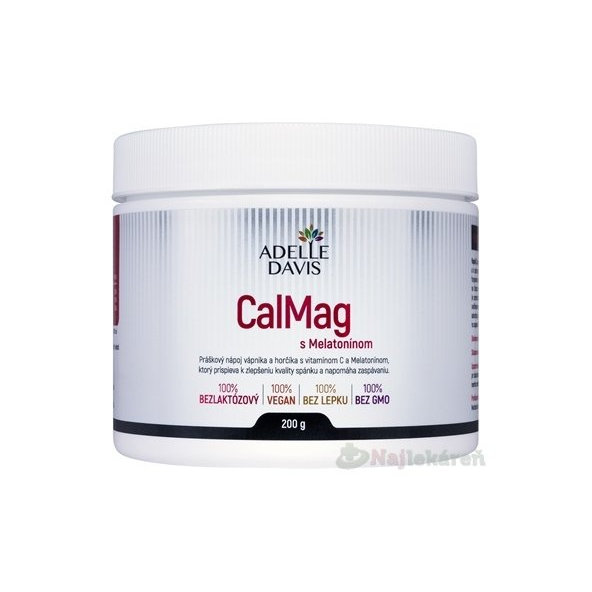 ADELLE DAVIS CalMag s Melatonínom 200 g