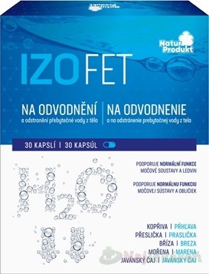 E-shop NaturProdukt IZOFET Na odvodnenie 30 ks