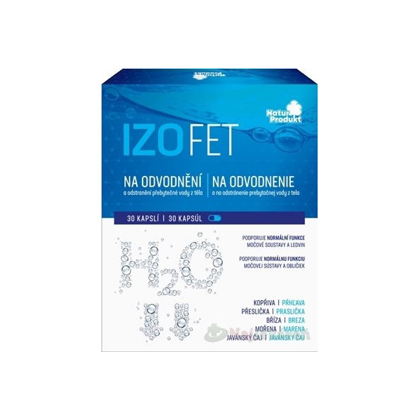 NaturProdukt IZOFET Na odvodnenie 30 ks