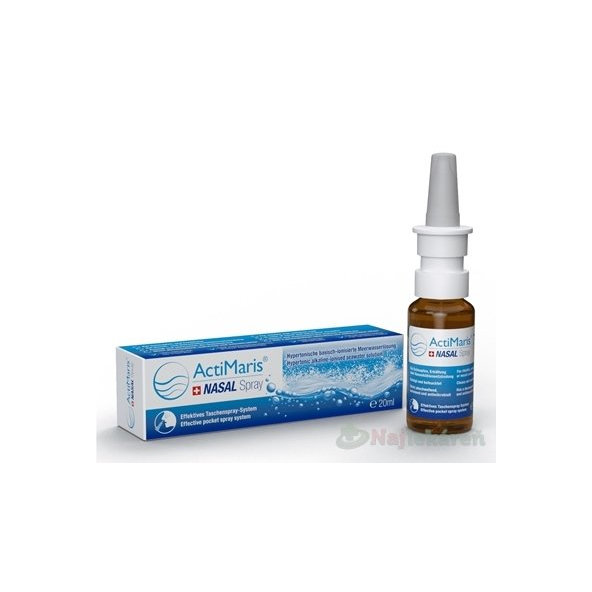 ActiMaris NASAL Sprej hypertonický roztok morskej vody 20 ml