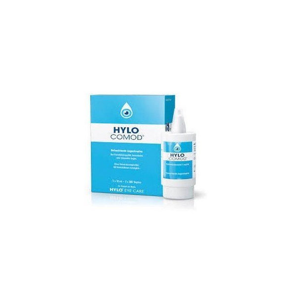 HYLO COMOD očné kvapky na zvlhčenie  2x10 ml