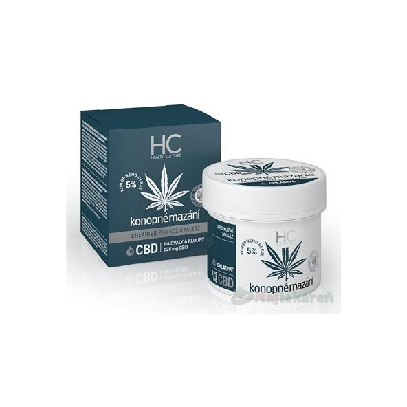 Health Culture Konopné mazanie chladivé s CBD 125ml