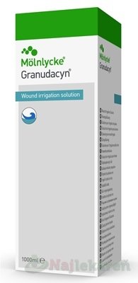 E-shop Granudacyn, oplachový roztok na rany, 1000 ml