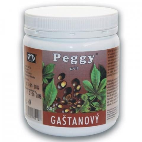 E-shop Peggy gél Gaštanový zlepšenie cirkulácie krvi 500 g