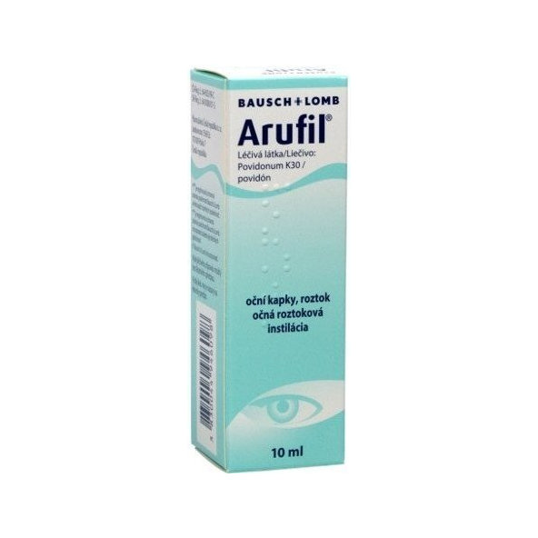 Arufil očná roztoková instilácia na suchý zápal spojoviek 10 ml