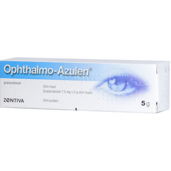 OPHTHALMO-AZULEN očná masť protizápalový a dezinfekčný účinok 5 g