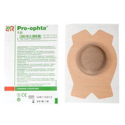 PRO-OPHTA D očné krytie nepriehľadné, nesterilné 1 kus