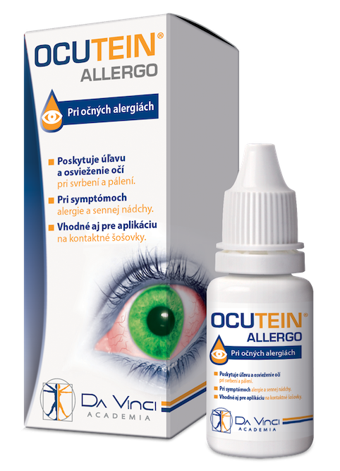 E-shop OCUTEIN ALLERGO - DA VINCI očné kvapky na alergiu 15ml