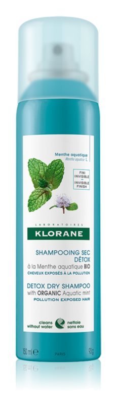E-shop KLORANE DETOX suchý šampón s BIO mätou vodnou sprej 150ml