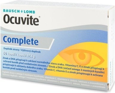 E-shop Ocuvite COMPLETE vitamíny na oči 60 tabliet