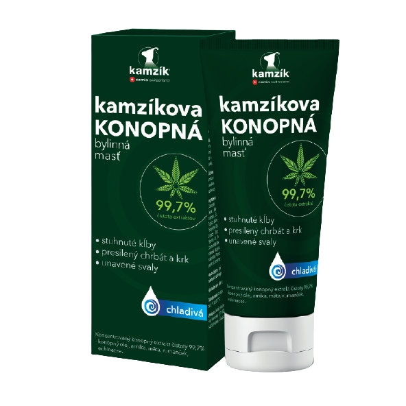 Cemio Kamzíkova konopná masť, chladivá proti stuhnutým kĺbom 200 ml