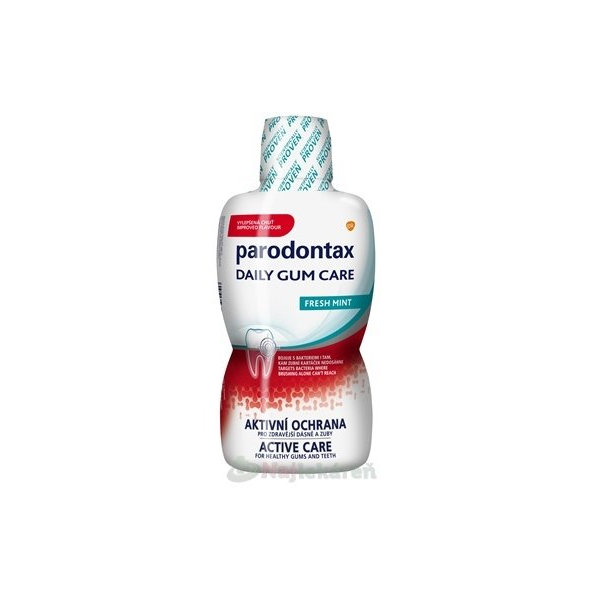 Parodontax DAILY GUM CARE FRESH MINT ústna voda 500 ml