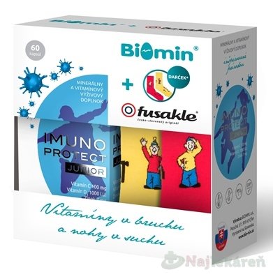 E-shop Biomin IMUNO PROTECT JUNIOR + darček Fusakle