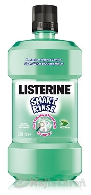 E-shop LISTERINE Smart Rinse Mint, ústna voda 250 ml