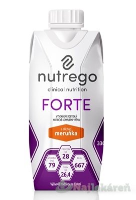 E-shop Nutrego FORTE s príchuťou marhuľa, 12x330ml