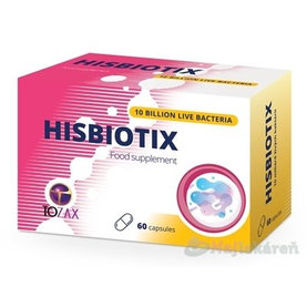 TOZAX Hisbiotix probiotiká, podporuje trávenie 60 kapsúl
