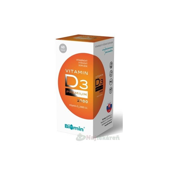 Biomin VITAMIN D3 PREMIUM 2000 I.U.