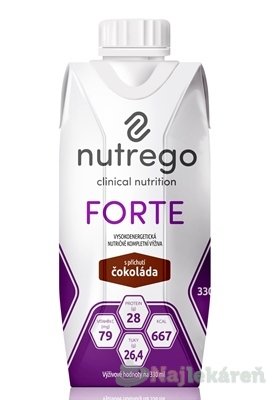 E-shop Nutrego FORTE s príchuťou čokoláda, 12x330ml