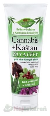 E-shop BC BIO Cannabis+Gaštan konský balzam Žily a cievy 200 ml