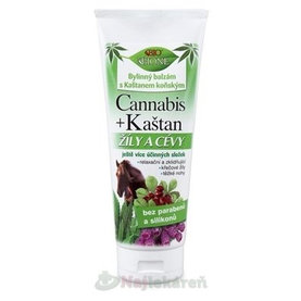 BC BIO Cannabis+Gaštan konský balzam Žily a cievy 200 ml