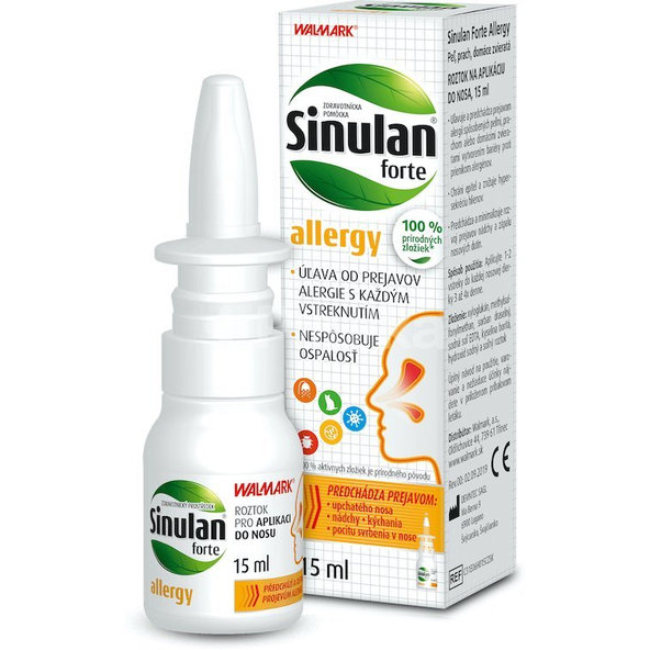 WALMARK Sinulan forte allergy nosový sprej 15ml