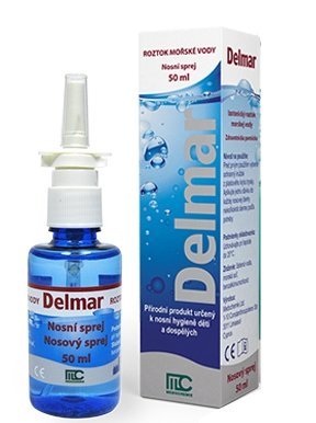 E-shop Delmar nosový sprej na čistenie, zvlhčenie 50 ml