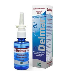 Delmar nosový sprej na čistenie, zvlhčenie 50 ml