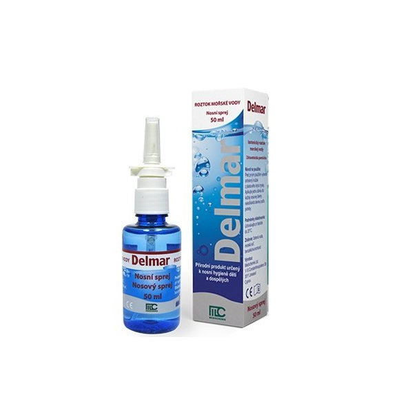 Delmar nosový sprej na čistenie, zvlhčenie 50 ml