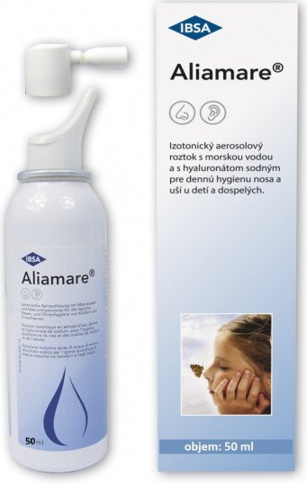 E-shop Aliamare roztok s morskou soľou hygiena nosa 50 ml
