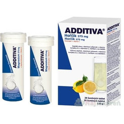 ADDITIVA Horčík 375 mg + B-Komplex + Vitamín C